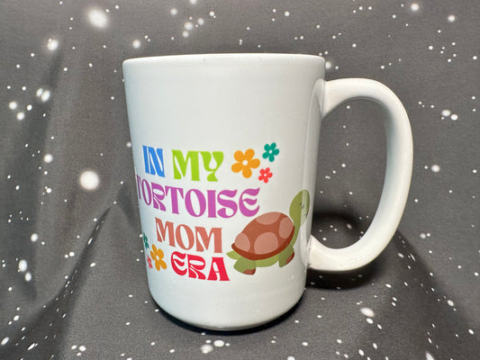 Pastel Tortoise Mom Flower Mug