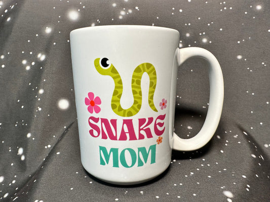 Snake Mom Pastel Mug